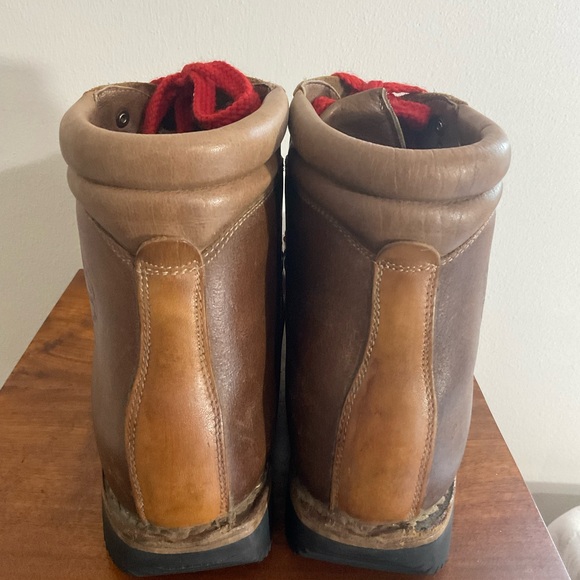 PMS by GRONELL Vtg Classic All Leather Norwegian Welt Mountain Boots Men Size 13 - Picture 3 of 6